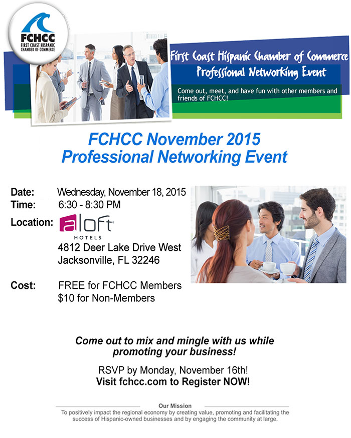 FCHCC November 2015 Professional Networking Event