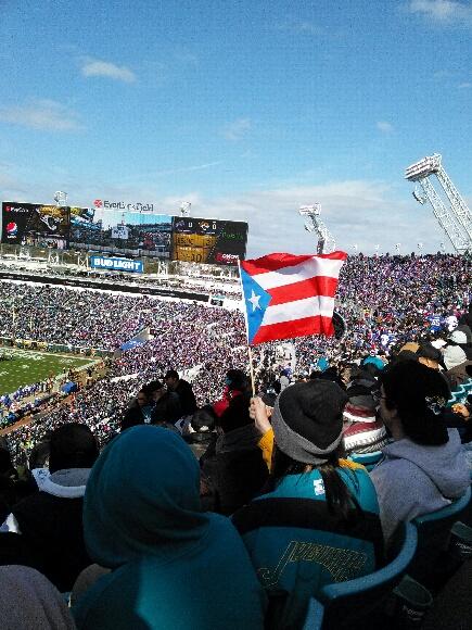 Puerto Ricans at the JAGS game