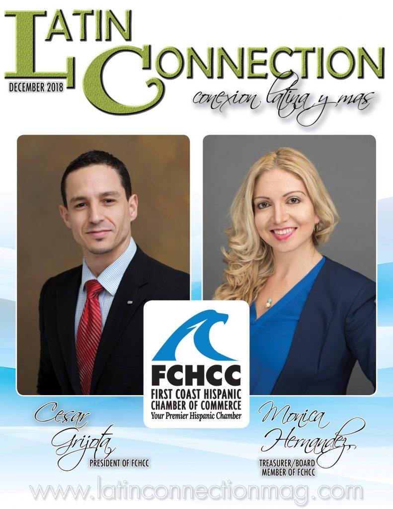 Cesar Grijota and Monica Hernandez made the cover of Latin Connection Magazine