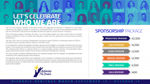 2023 Hispanic Heritage Gala & ATD Awards Sponsorship Benefits & Fees
