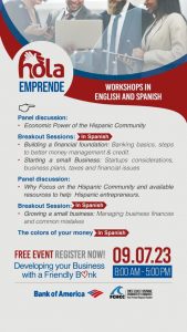 "Hola Emprende" Developing your Business with a Friendly Bank Agenda