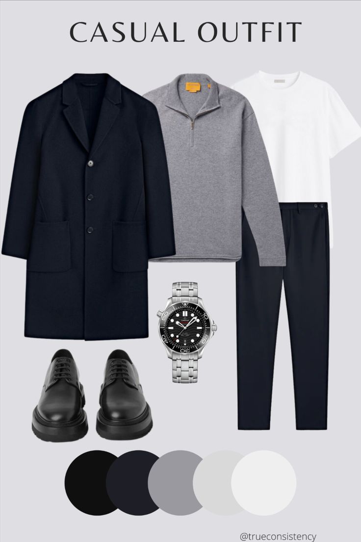 Examples of business casual dress code for Men