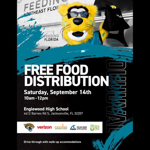 Food Drive - September 14, 2024 hosted by Jacksonville Jaguars Foundation and FCHCC