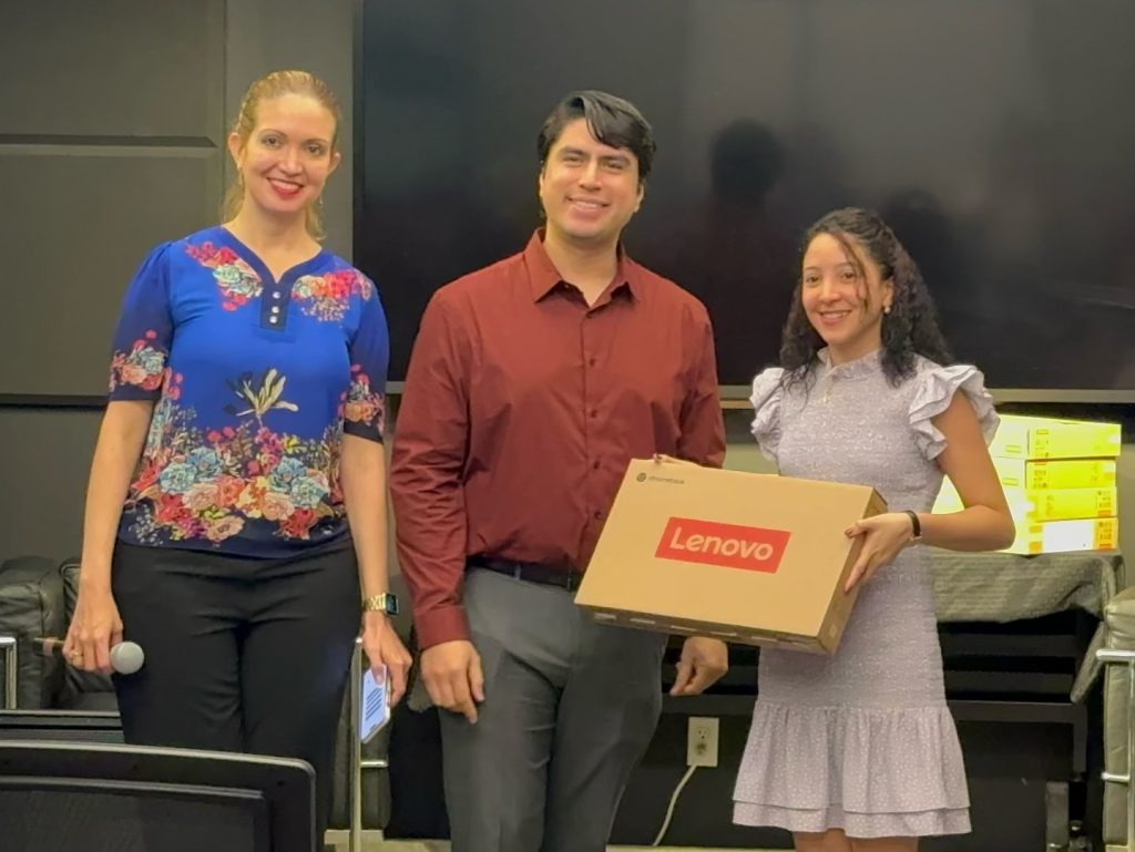 Coca Cola Florida donated laptops to each of the recipients of the Achieving the Dream Scholarship Winners of 2024