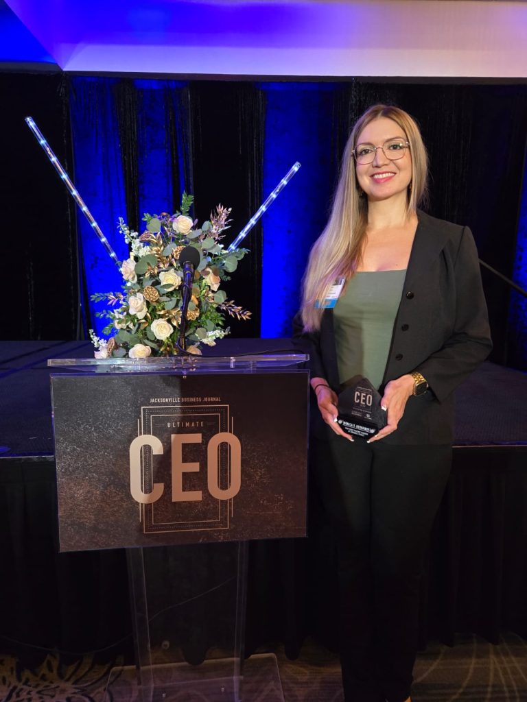 First Coast Hispanic Chamber of Commerce (FCHCC) President and CEO Monica Hernandez “Ultimate CEO” Honoree by Jacksonville Business Journal