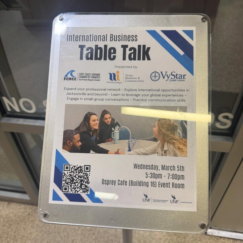 International Business Table Talk - University of North Florida